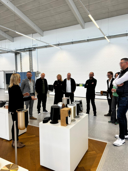 Visite de l'usine Bang & Olufsen à Struer